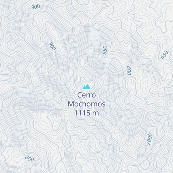 Map of Cerro Mochomos