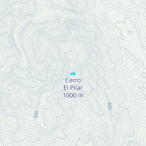 Map of Cerro El Pilar
