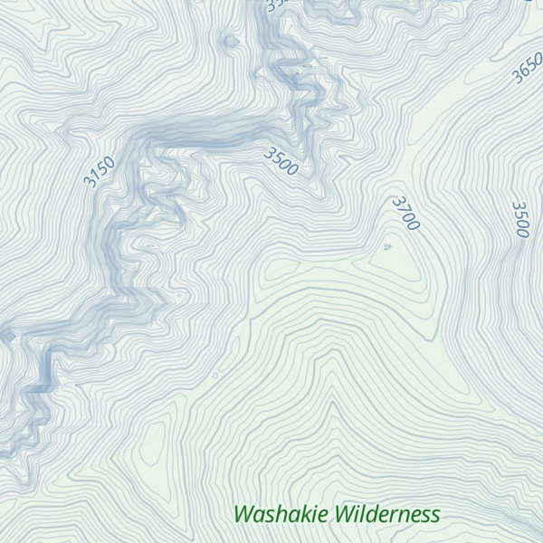 Map of Carter Mountain