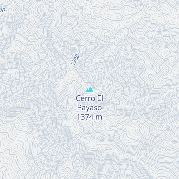 Map of Cerro El Payaso