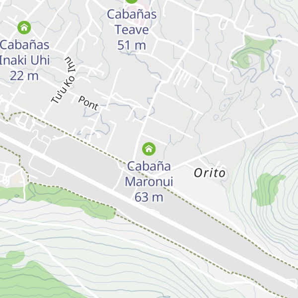 Map of Cabaña Maronui