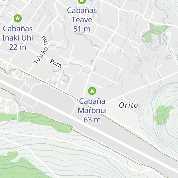 Map of Cabañas Maheva