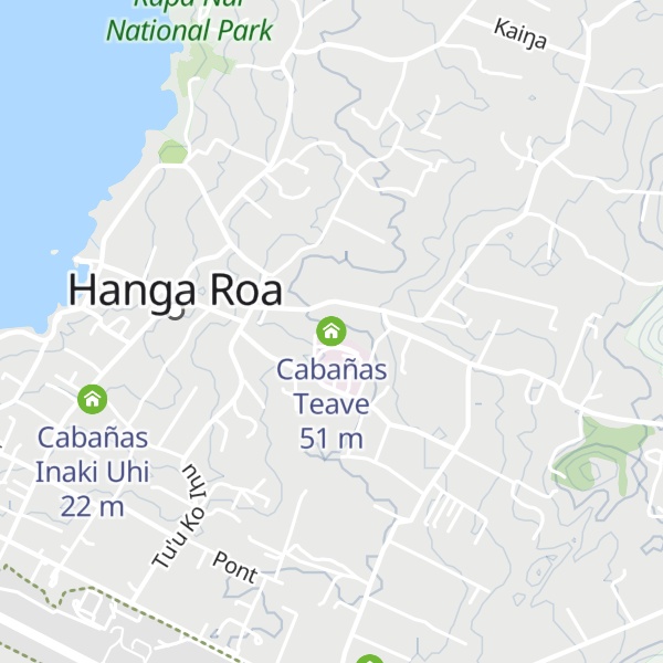 Map of Cabañas Teave