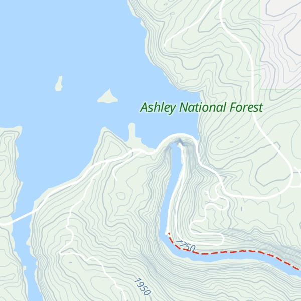 Map of Flaming Gorge Dam Visitor Center