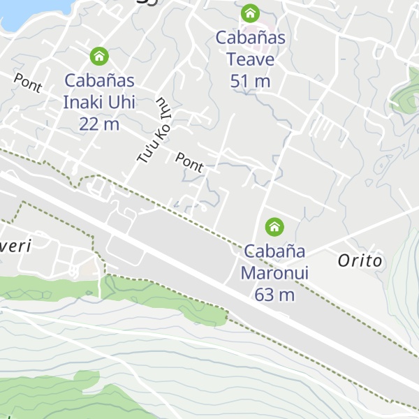 Map of Cabanas Hinariru Nui