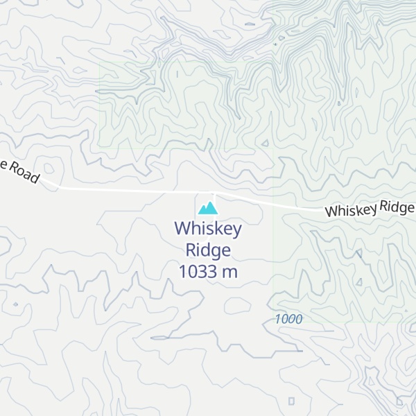Map of Whiskey Ridge