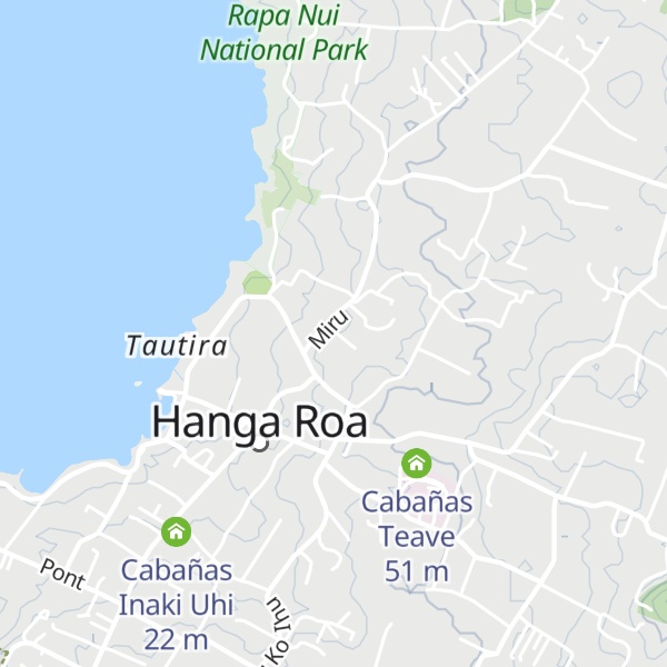 Map of Cabañas Raupa