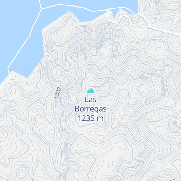 Map of Las Borregas