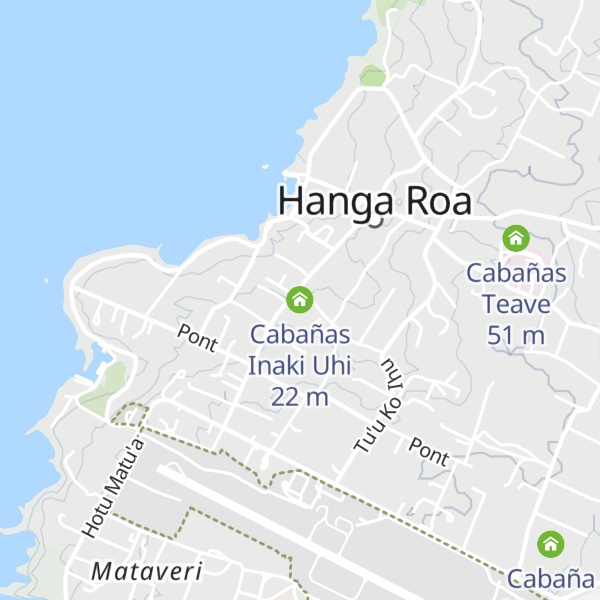 Map of Cabañas Inaki Uhi