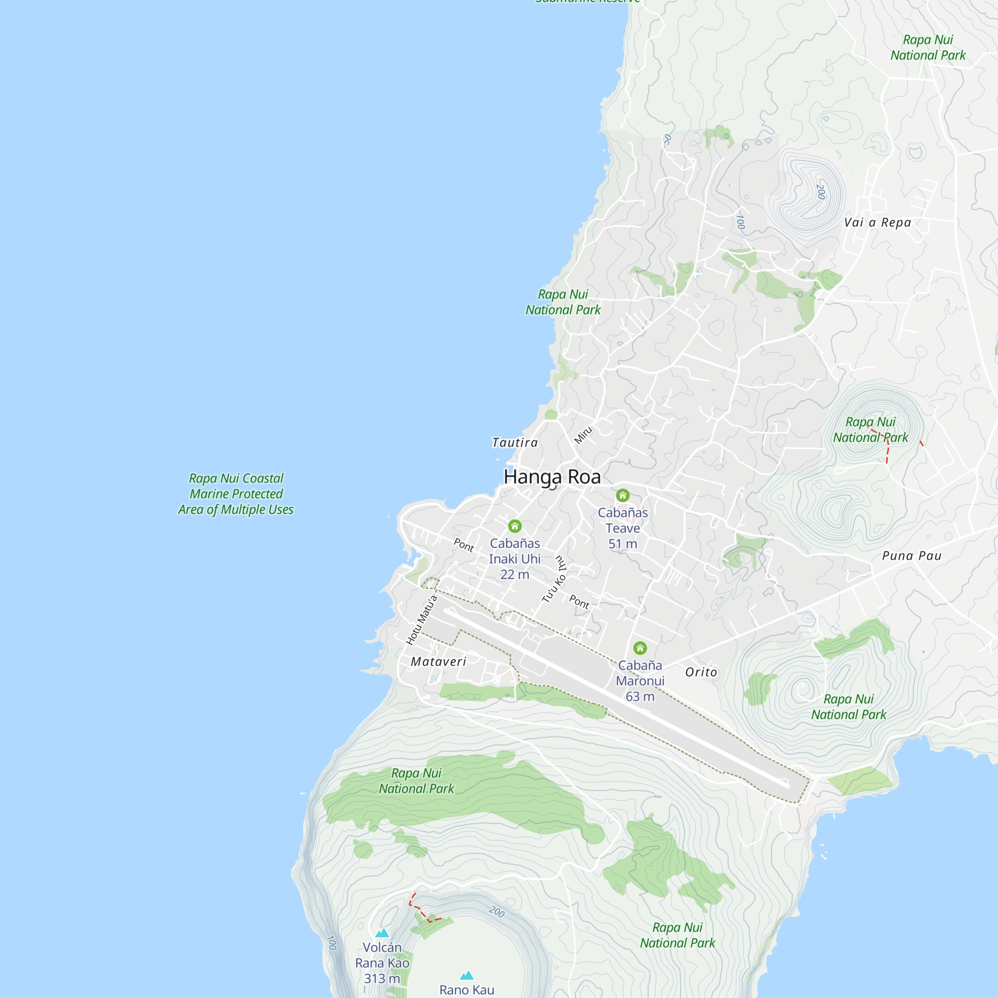 Cabañas ŋahu map