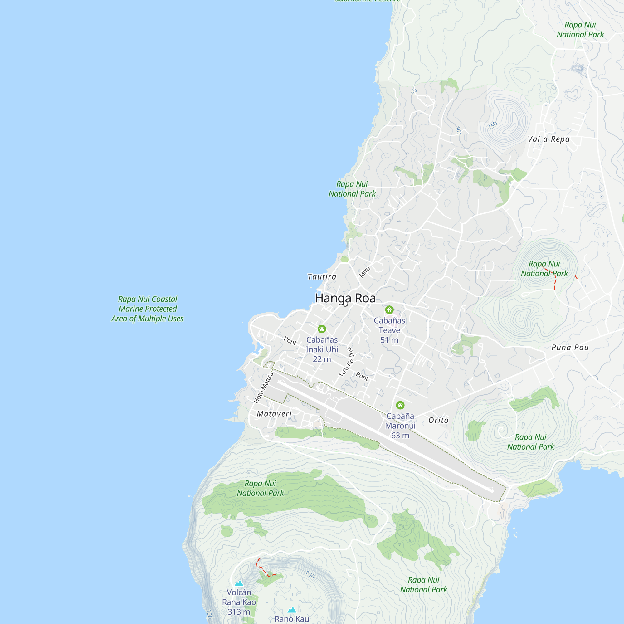 Cabañas ŋahu map