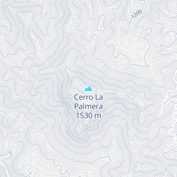 Map of Cerro La Palmera