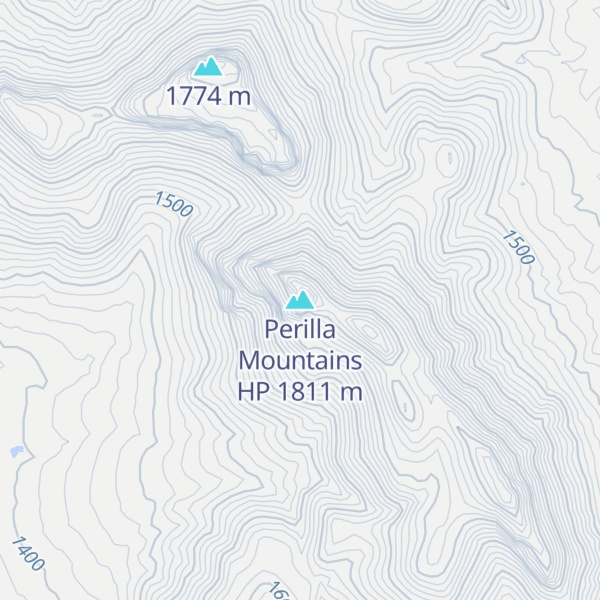 Map of Perilla Mountains HP