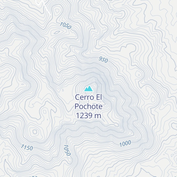 Map of Cerro El Pochote