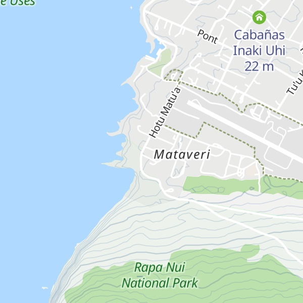 Map of Cabañas Anakena