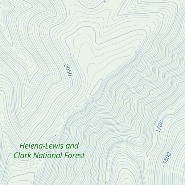 Map of Lime Cave Peak