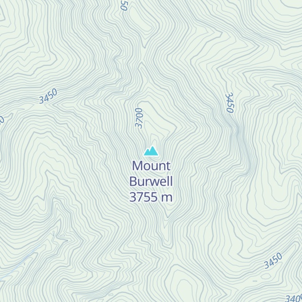 Map of Mount Burwell