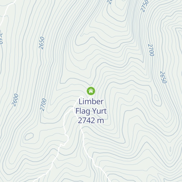 Map of Limber Flag Yurt