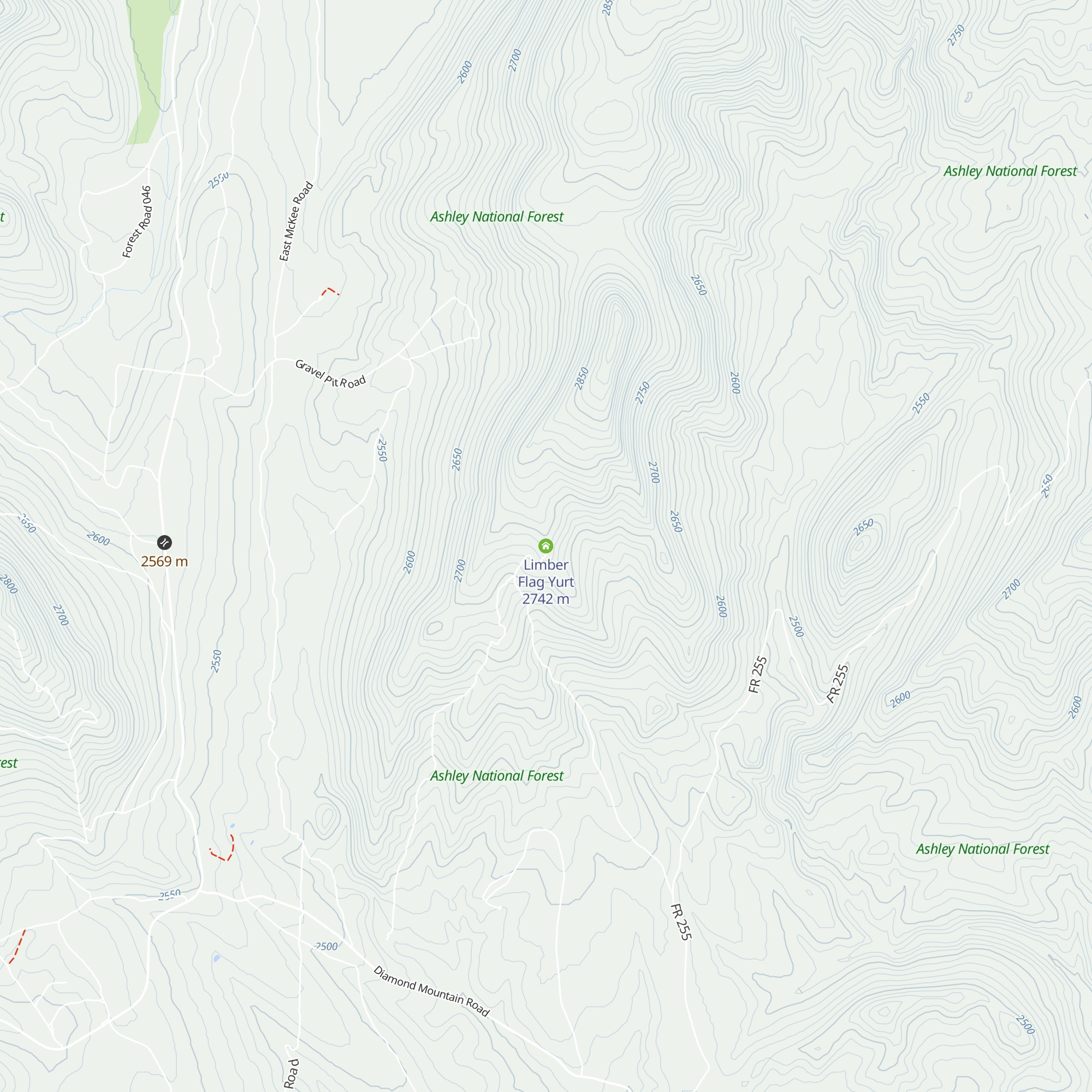 Limber Flag Yurt map