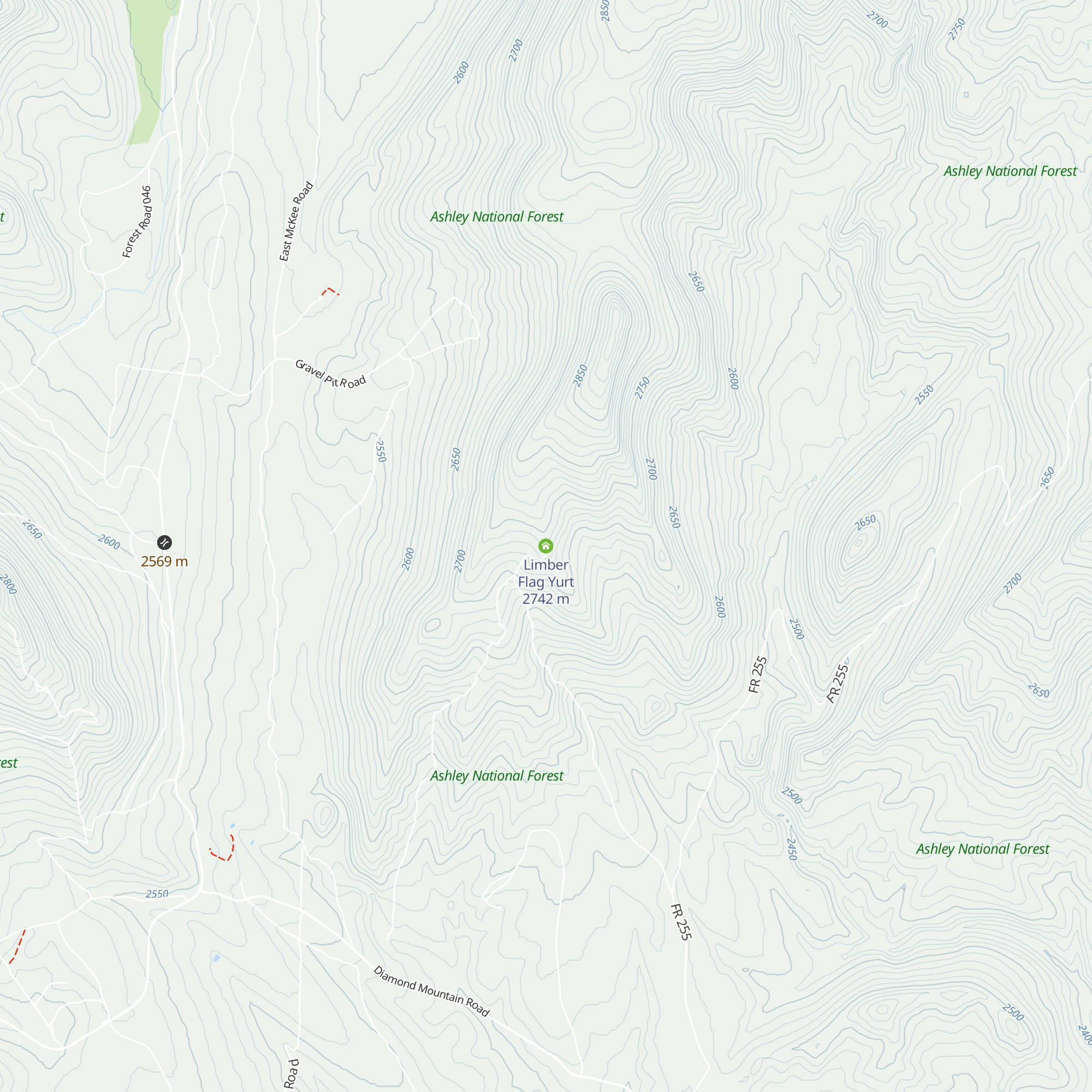 Limber Flag Yurt map