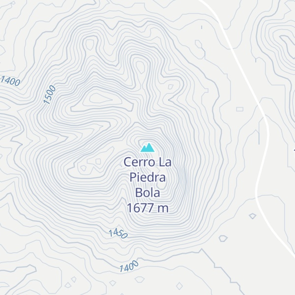 Map of Cerro La Piedra Bola