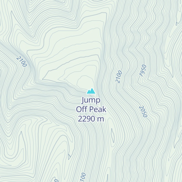 Map of Jump Off Peak