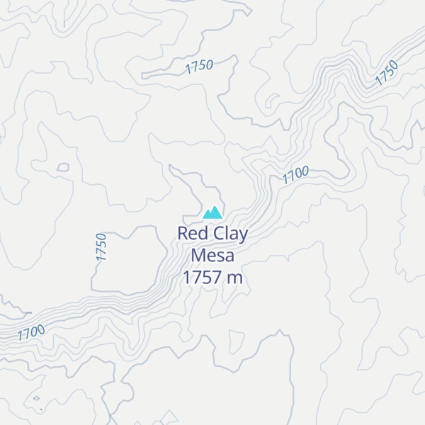 Map of Red Clay Mesa
