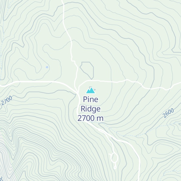 Map of Pine Ridge