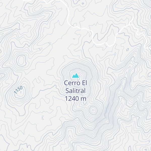 Map of Cerro El Salitral