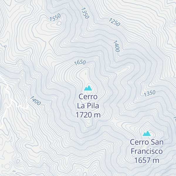 Map of Cerro La Pila