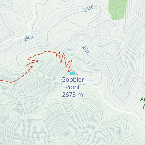 Map of Gobbler Point
