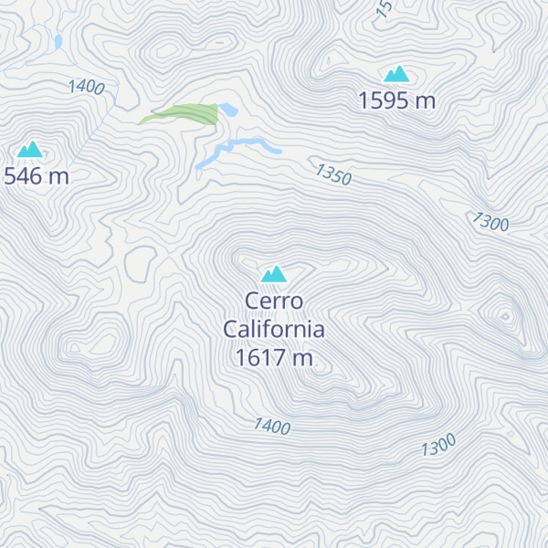Map of Cerro California
