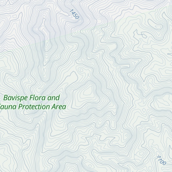 Map of Cerro Pelon