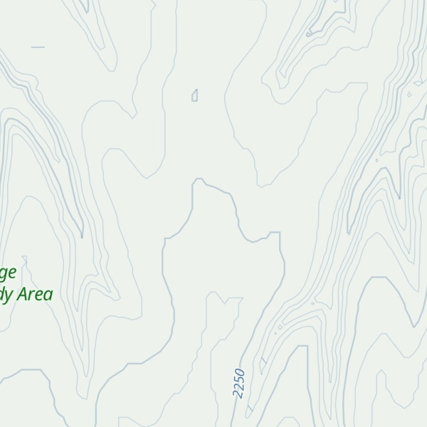 Map of Little Asphalt Ridge