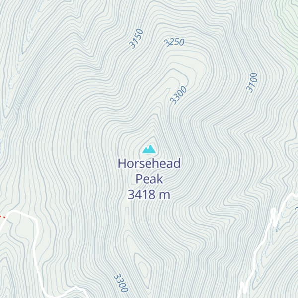 Map of Horsehead Peak