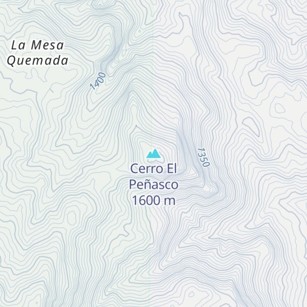 Map of Cerro El Peñasco