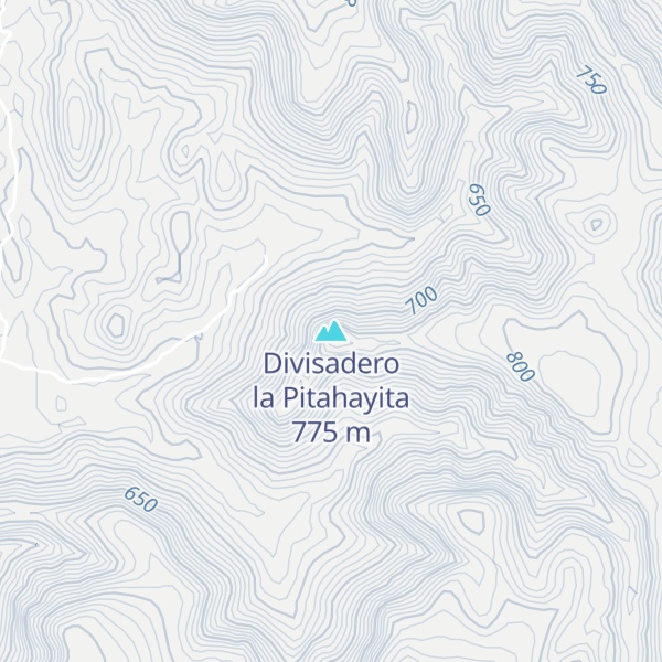 Map of Divisadero la Pitahayita