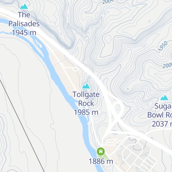 Map of Tollgate Rock