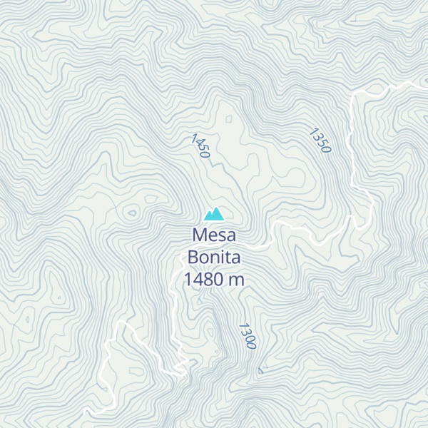 Map of Mesa Bonita