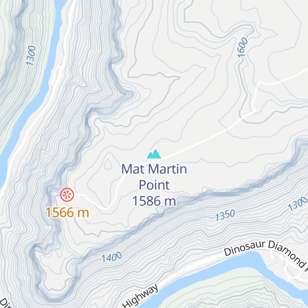 Map of Mat Martin Point