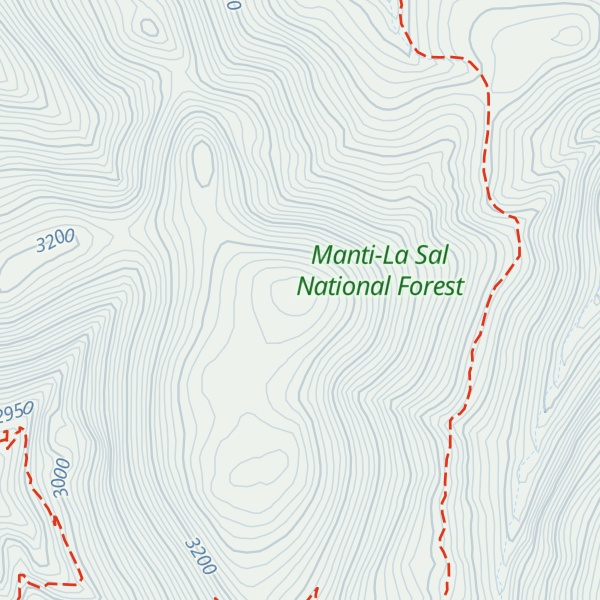 Map of North Peak
