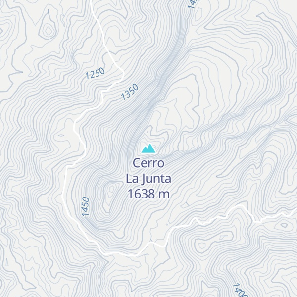 Map of Cerro La Junta