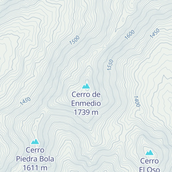 Map of Cerro de Enmedio
