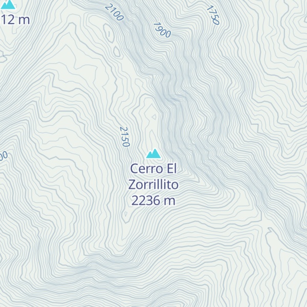 Map of Cerro El Zorrillito
