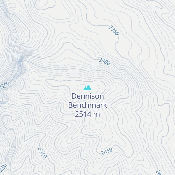 Map of Dennison Benchmark