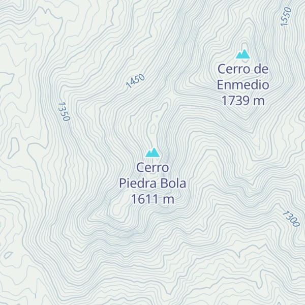 Map of Cerro Piedra Bola