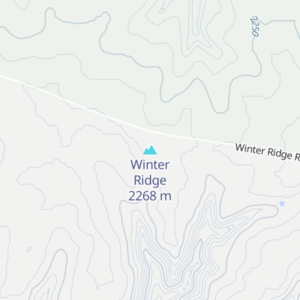 Map of Winter Ridge