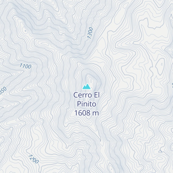 Map of Cerro El Pinito
