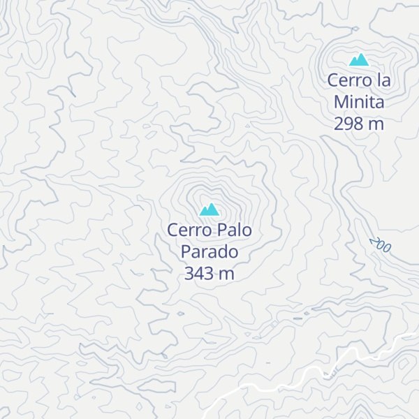 Map of Cerro Palo Parado