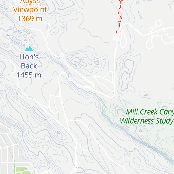 Map of Sand Flats Entrance Station